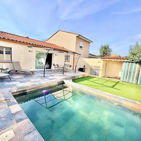 Villa 3 Ch Clim Piscine&bbq Calme *